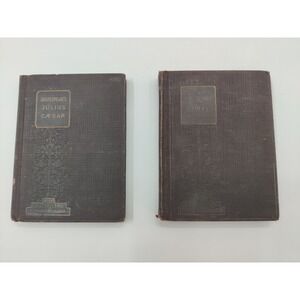 Vintage‎ 1920s Shakespeare Books Hamlet Julius Caesar Macmillan Pocket Classics